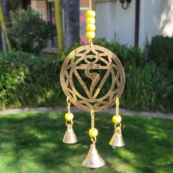 Yellow Solar Plexis Chakra Wind Chime - Picture 2 of 2